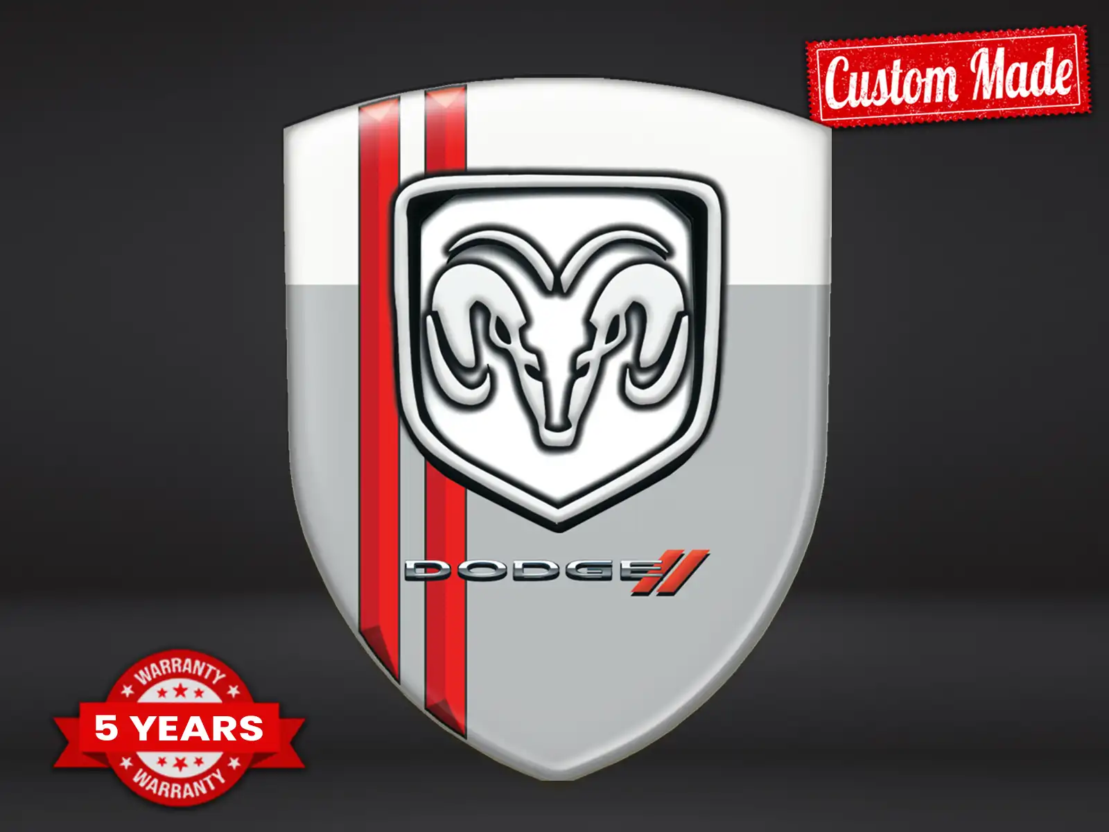 Dodge Vinilos Ventana Auto Alta Calidad Universal Resistente